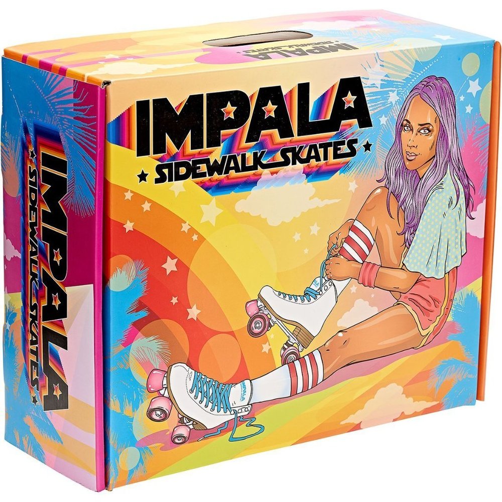 Size 10 Impala Quad Sidewalk Roller Skates Skating Leopard Cheetah Print Summer - Picture 9 of 13